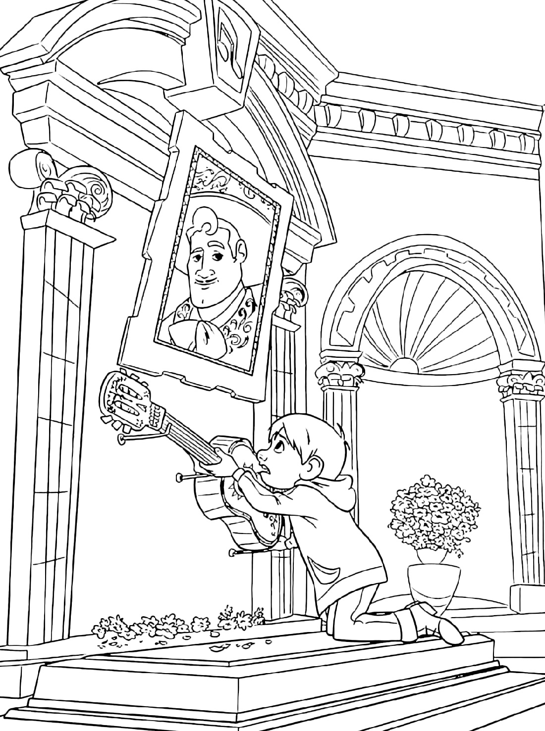 Coco printable coloring pages