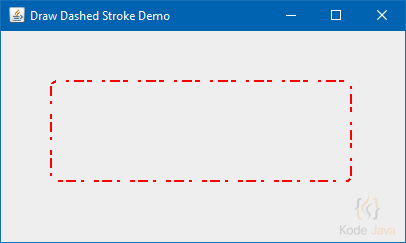 Draw 2D Dashed Stroke