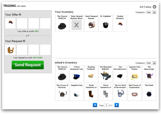 Roblox Trade Carry Out A Successful Trade Beginners Guide Request Trade Roblox 