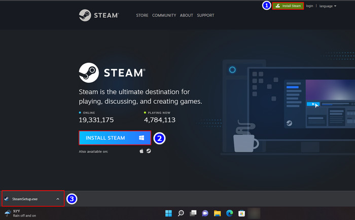 How To Download Install Steam On Windows 11 Guide 2024 Download Steam 