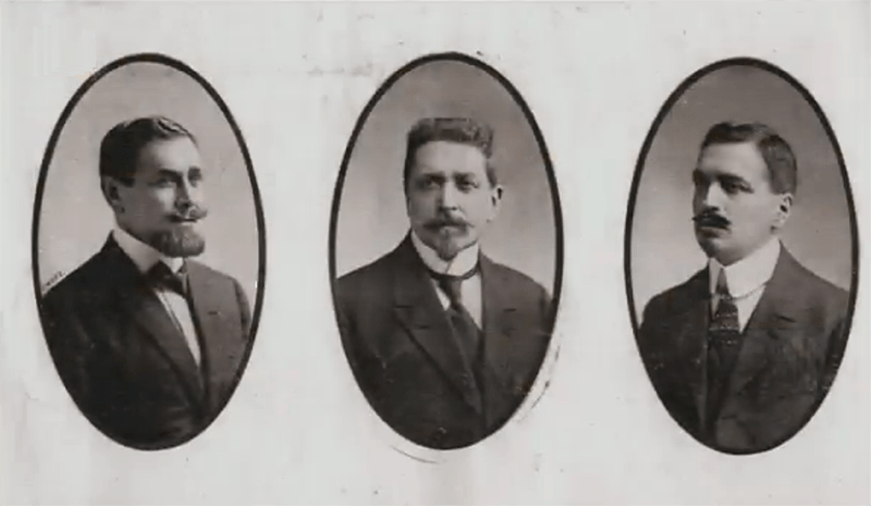 The Coupleux brothers, Paul, Leon and Eloi