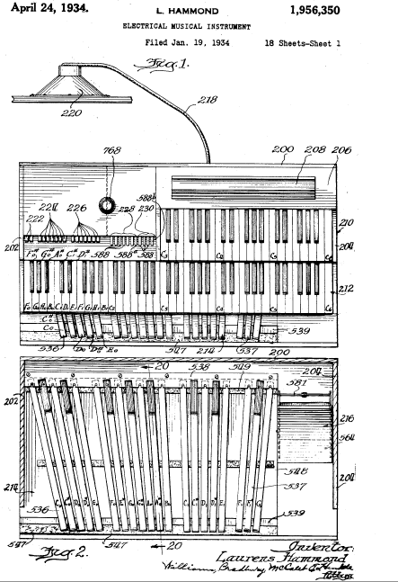 Hammond Organ patent documents