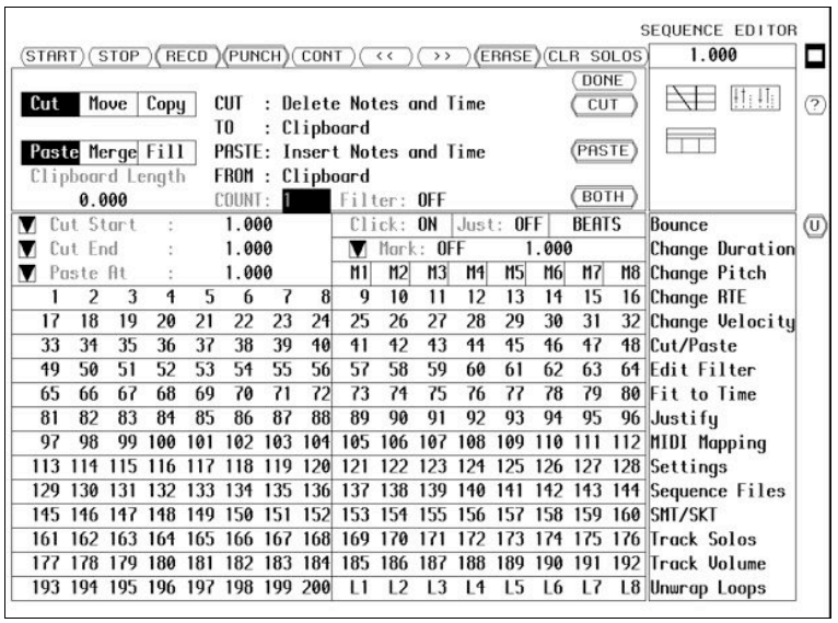 synclavier sequencer edit page