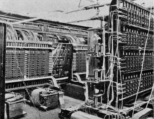 Wiring looms of the Telharmonium III
