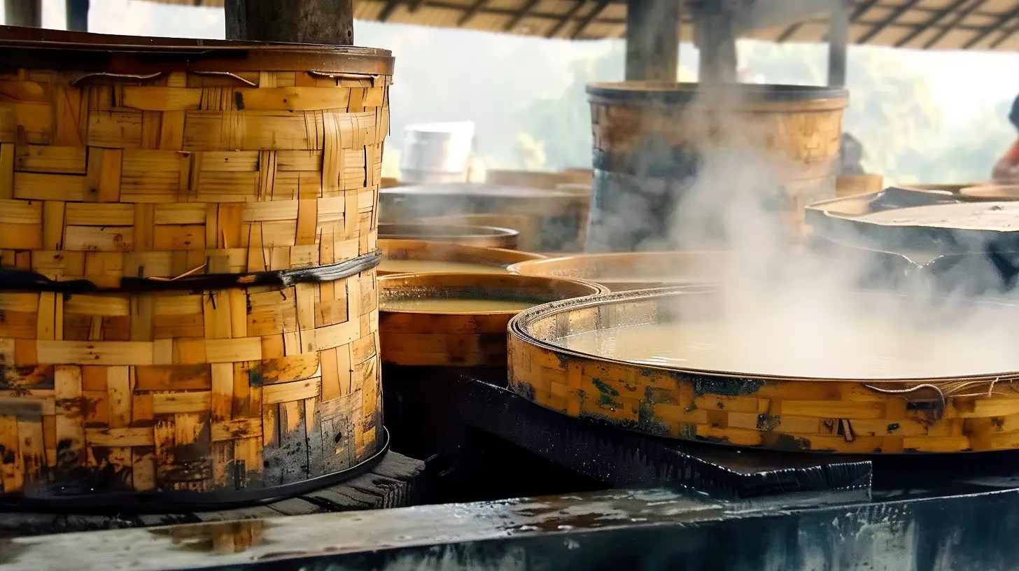 棕櫚糖的製作:從樹液到甜點 1 palm sugar production 02 1