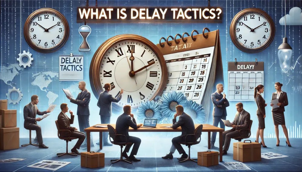 understanding delay strategies negotiation 2024