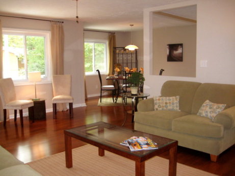View of Living Room and Dining Room