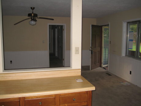 Kitchen Looking Into Living Room
