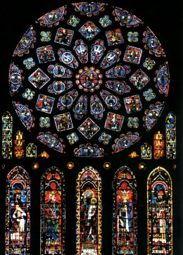 Innenansicht 3 zum buch wissen. Christliche Mandalas: die Fensterrosetten in Chartres und