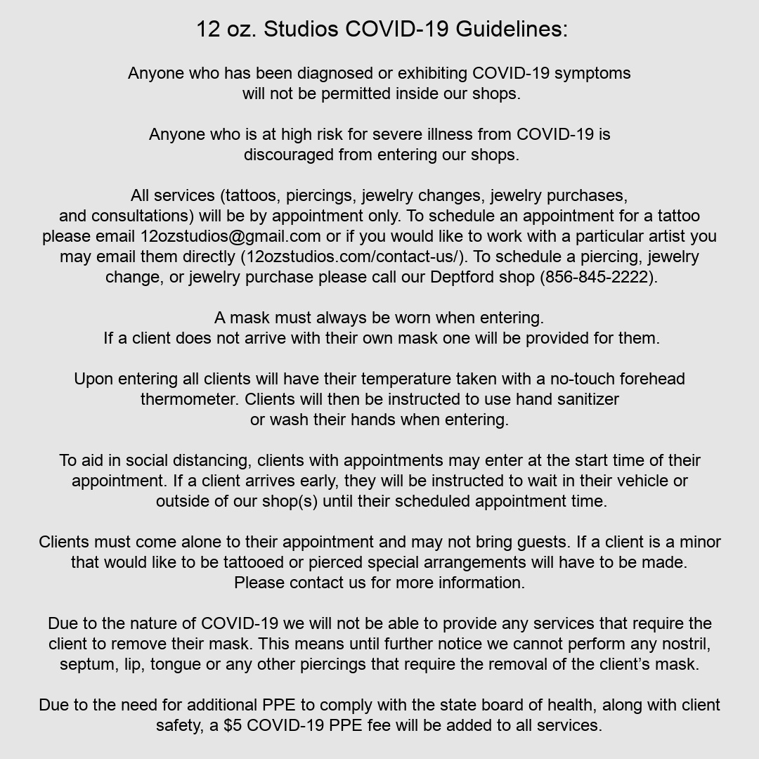 12 Oz Studios What A Tattoo Experience Should Be