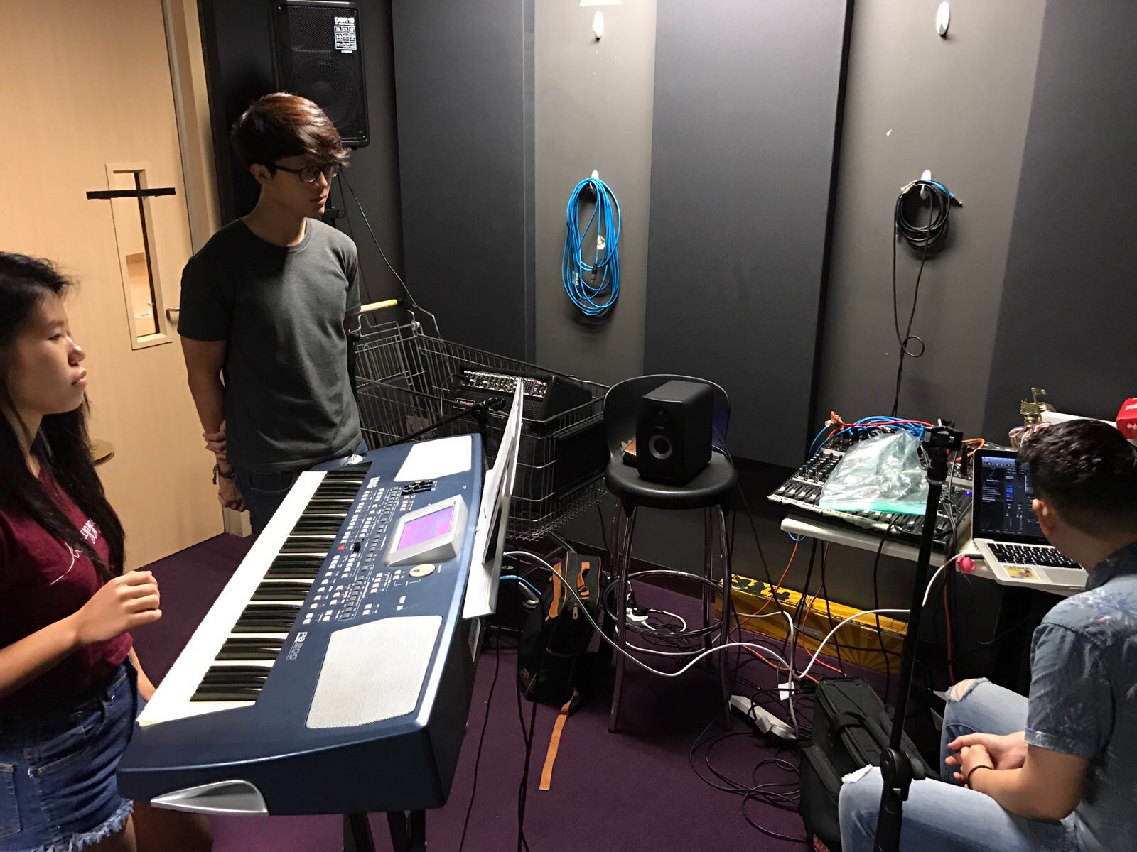 12 TONE recording session with students of NTU