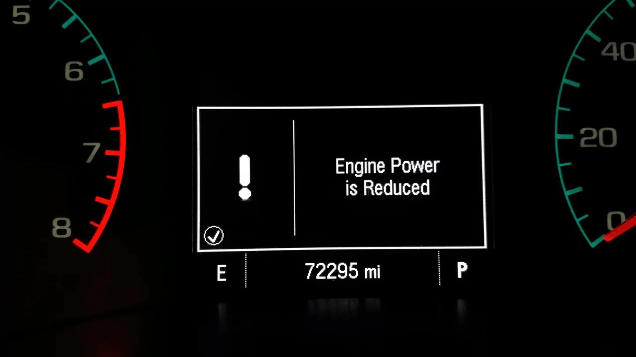 Reduced Engine Power
