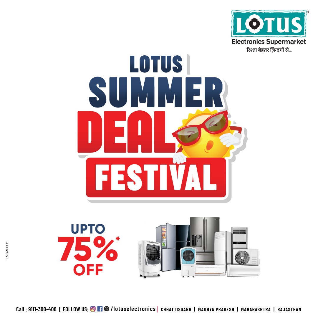 Lotus Electronics Launches Summer Deal Festival with Discounts up to 75%