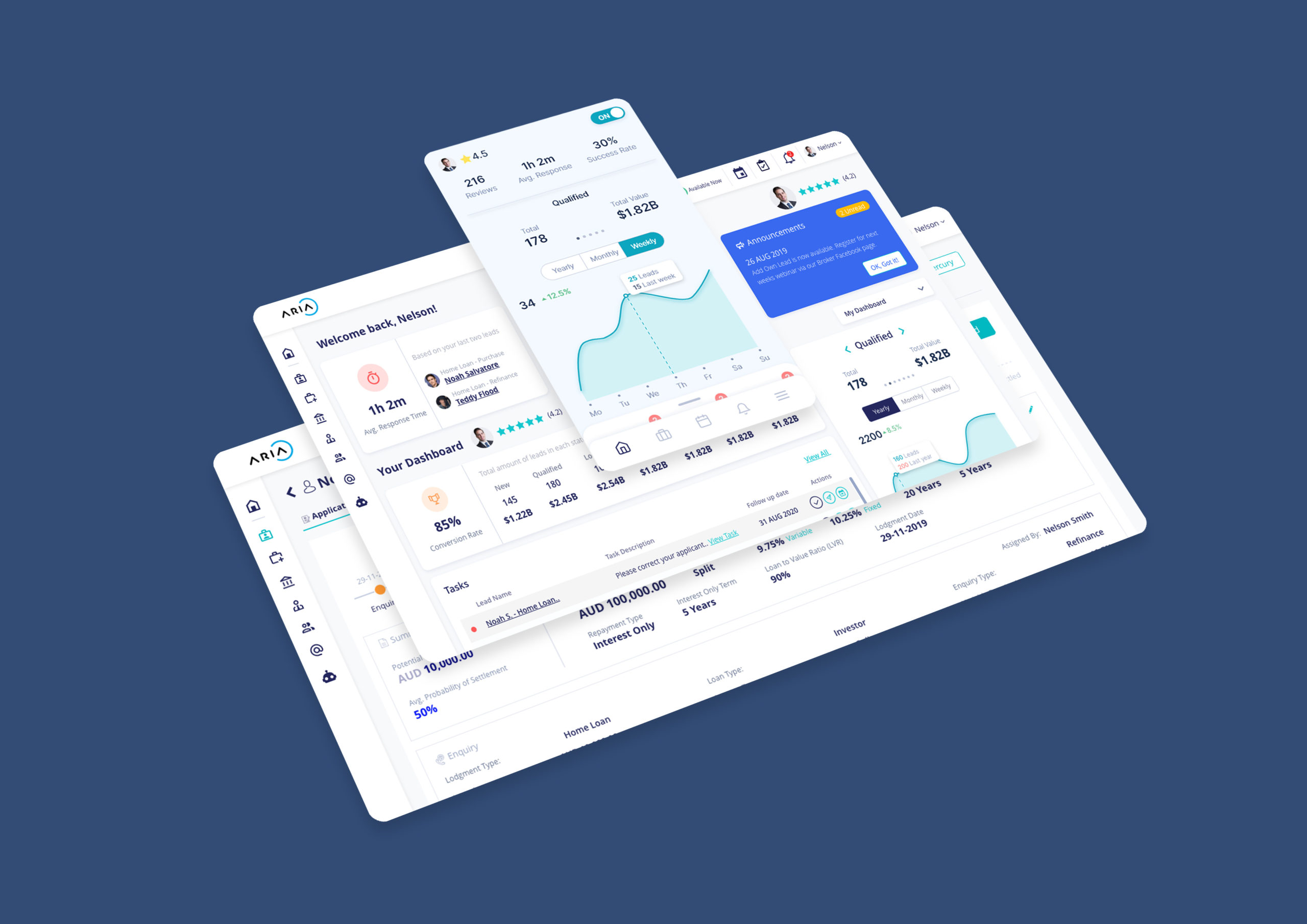 AI mortgage broker interface