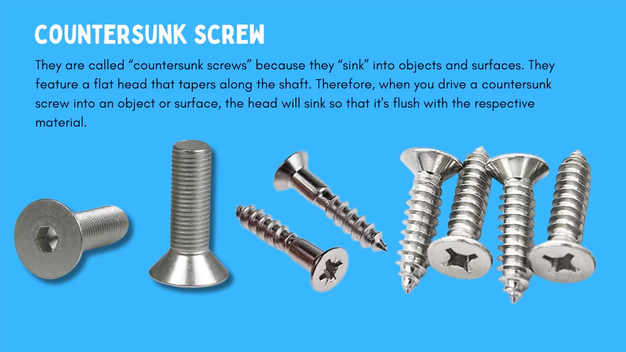 What Is a Countersunk Screw