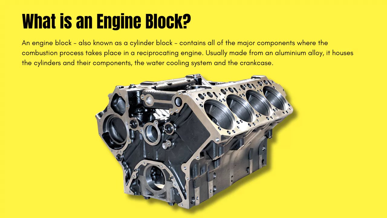 What is an engine block