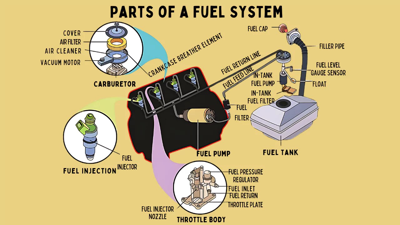 Fuel System Parts Diagram