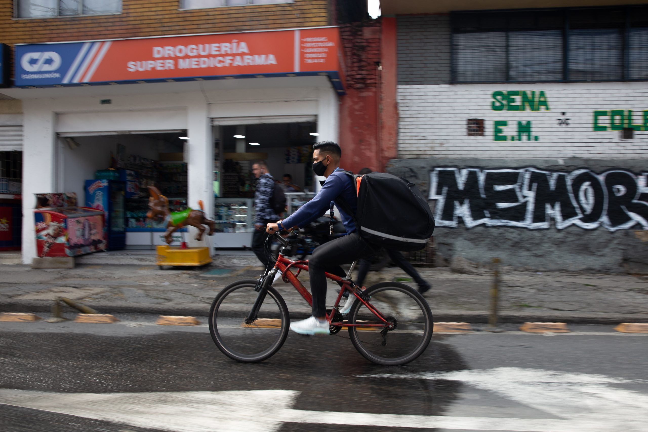 a day in the life of a rappi delivery biker in colombia - rest of world on super nice rent a car bogota telefono