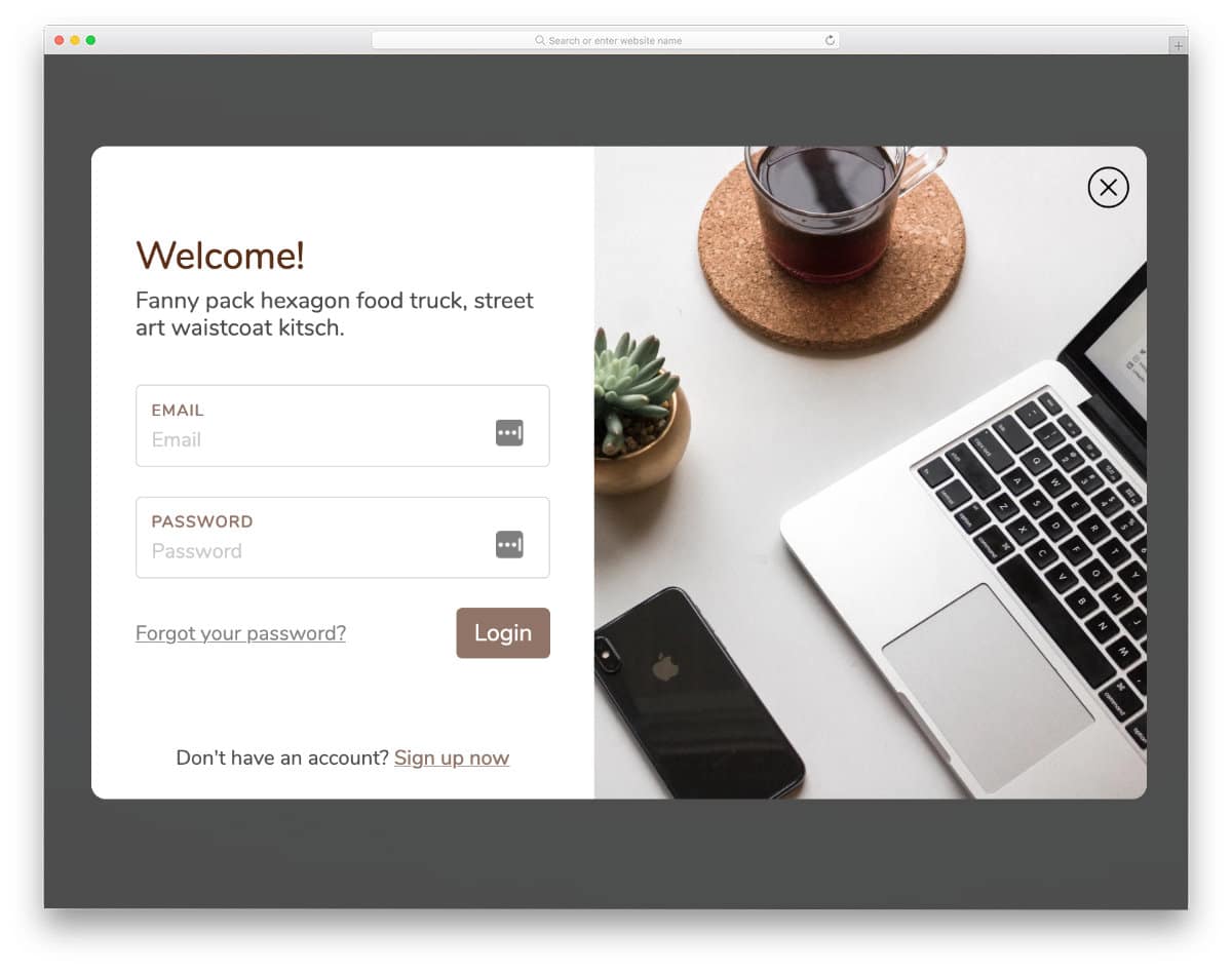 Animated Login Page Template