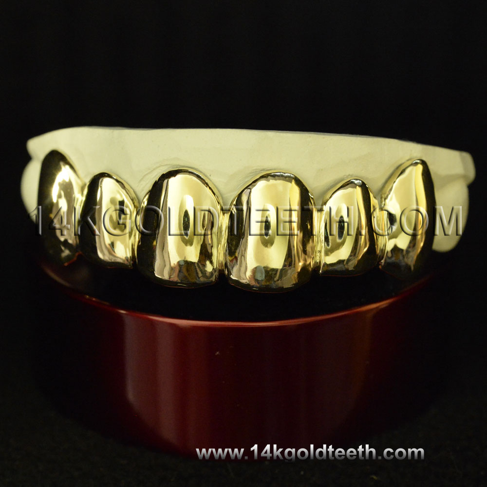 Top Yellow Gold Teeth Grillz TY 10001