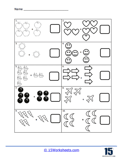 Addition worksheets