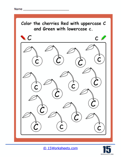 Letter c worksheets