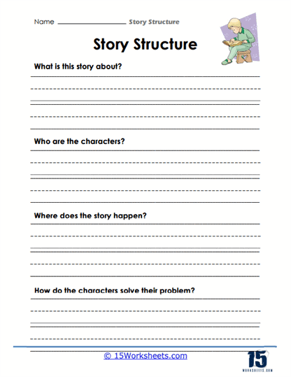 Story structure worksheets