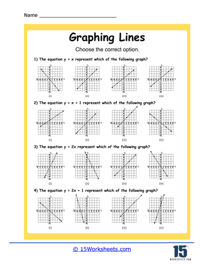 Graphing worksheets