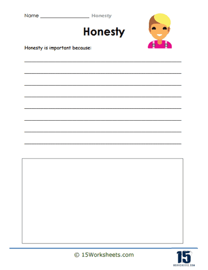 Honesty worksheets