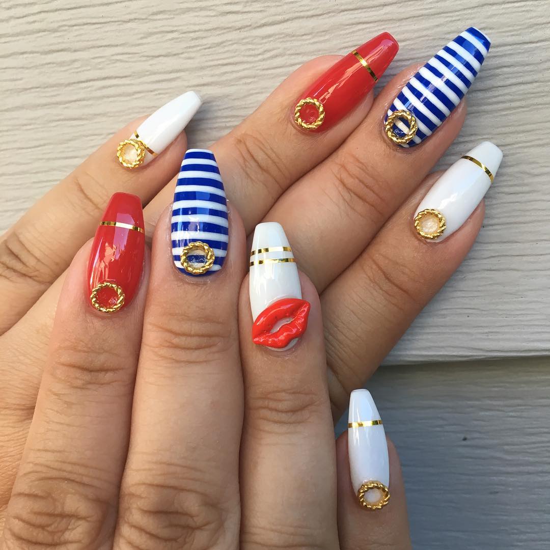 23 cruise-worthy nail designs to set sail in style: bon voyage!