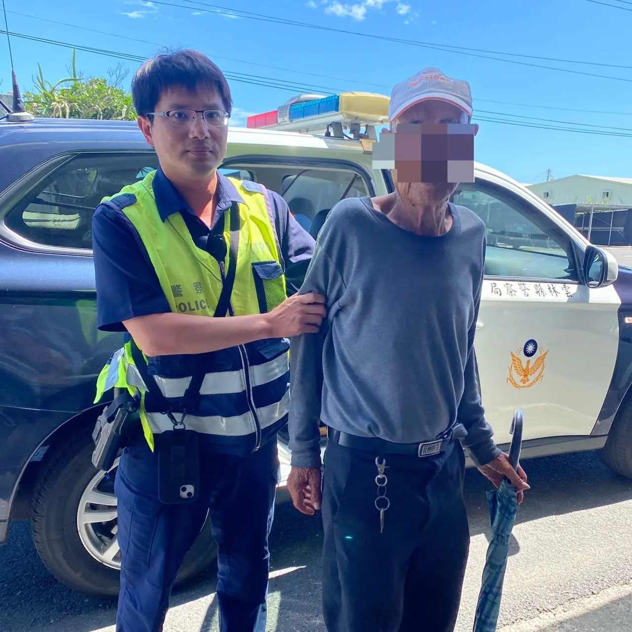 熱心民眾即時報案　警方協助高齡老翁平安返家