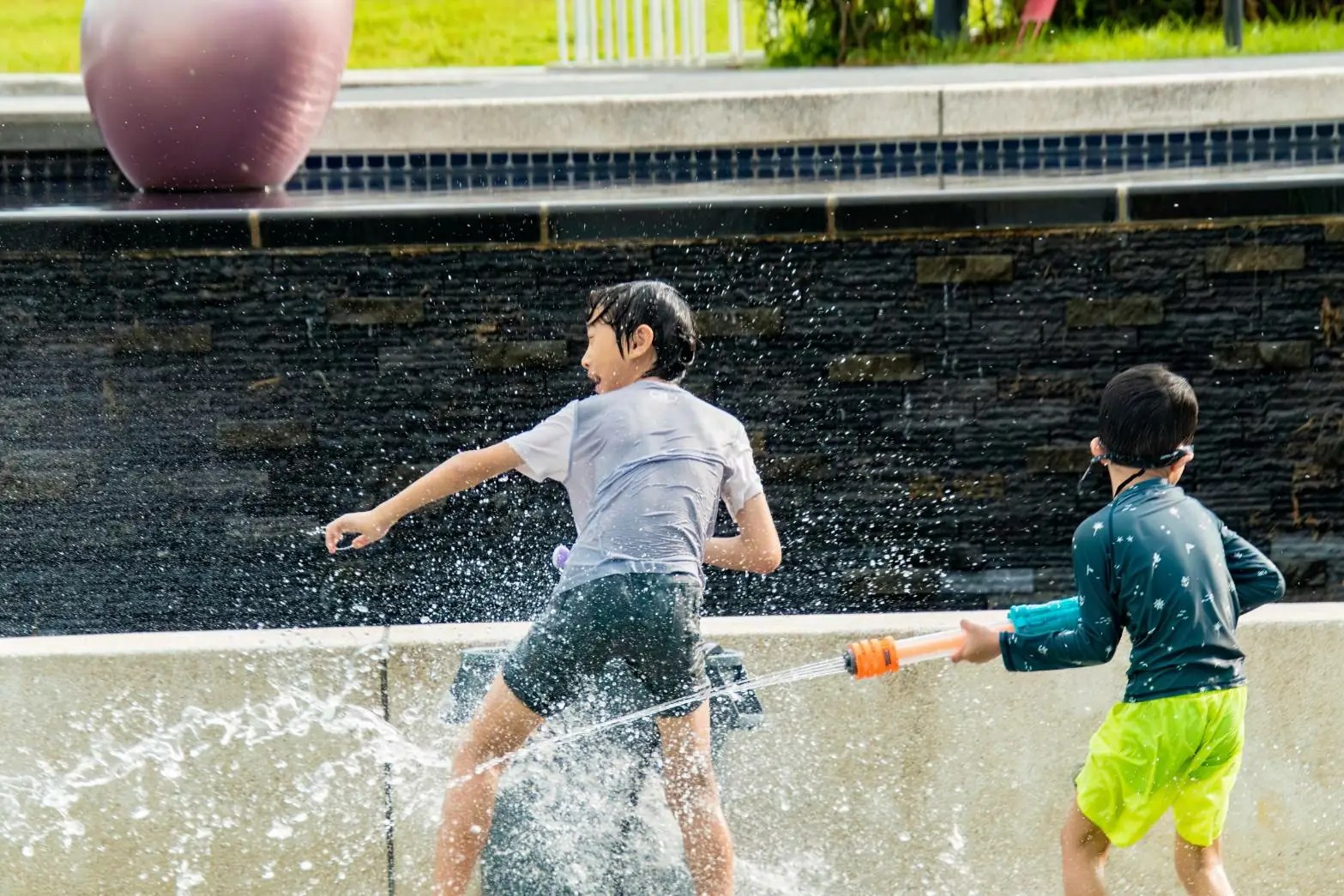 滬尾藝文休閒園區「夏日冰水奇園」 水花四起對抗高溫！