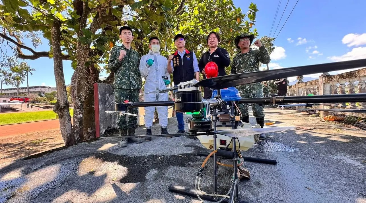無人機空中支援投入光復堰塞湖救災》科技助攻提升效率與安全 開創防災新格局