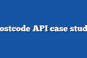 Postcode API case study