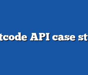 Postcode API case study