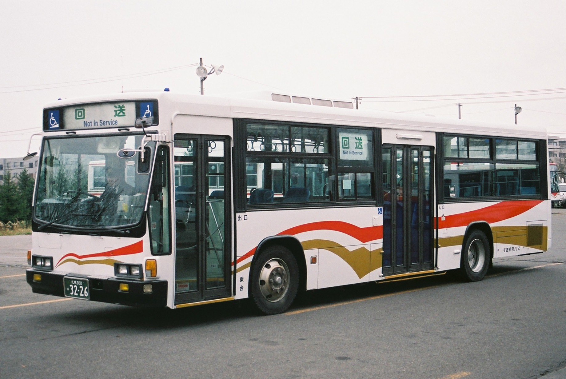 1821TCばーつくを走る関鉄バスを中心に。千歳相互観光バス 札幌200か3226