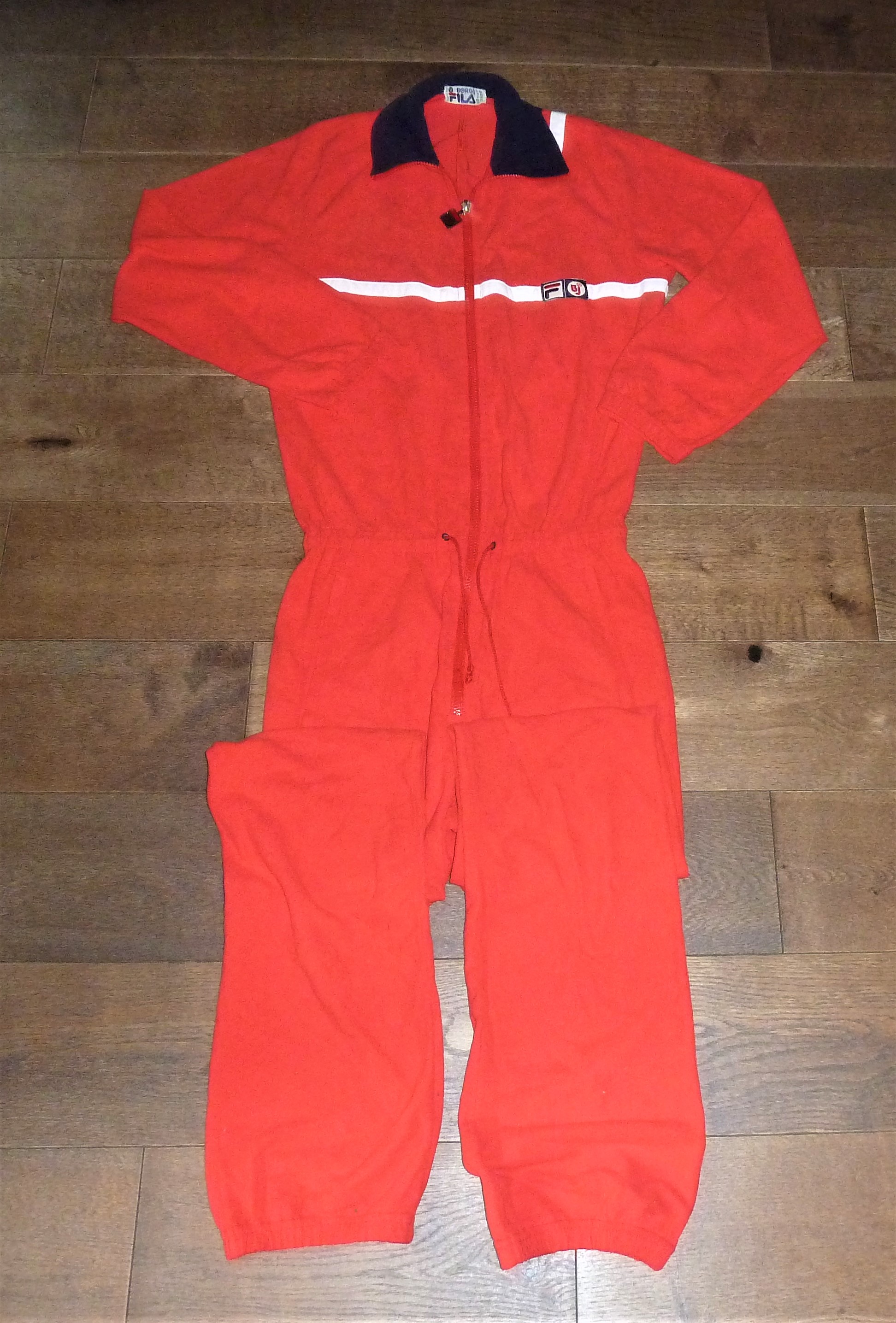 OG 1980s BNWOT DEADSTOCK FILA BJ BORG SETTANTA MK2 TENNIS JUMPSUIT