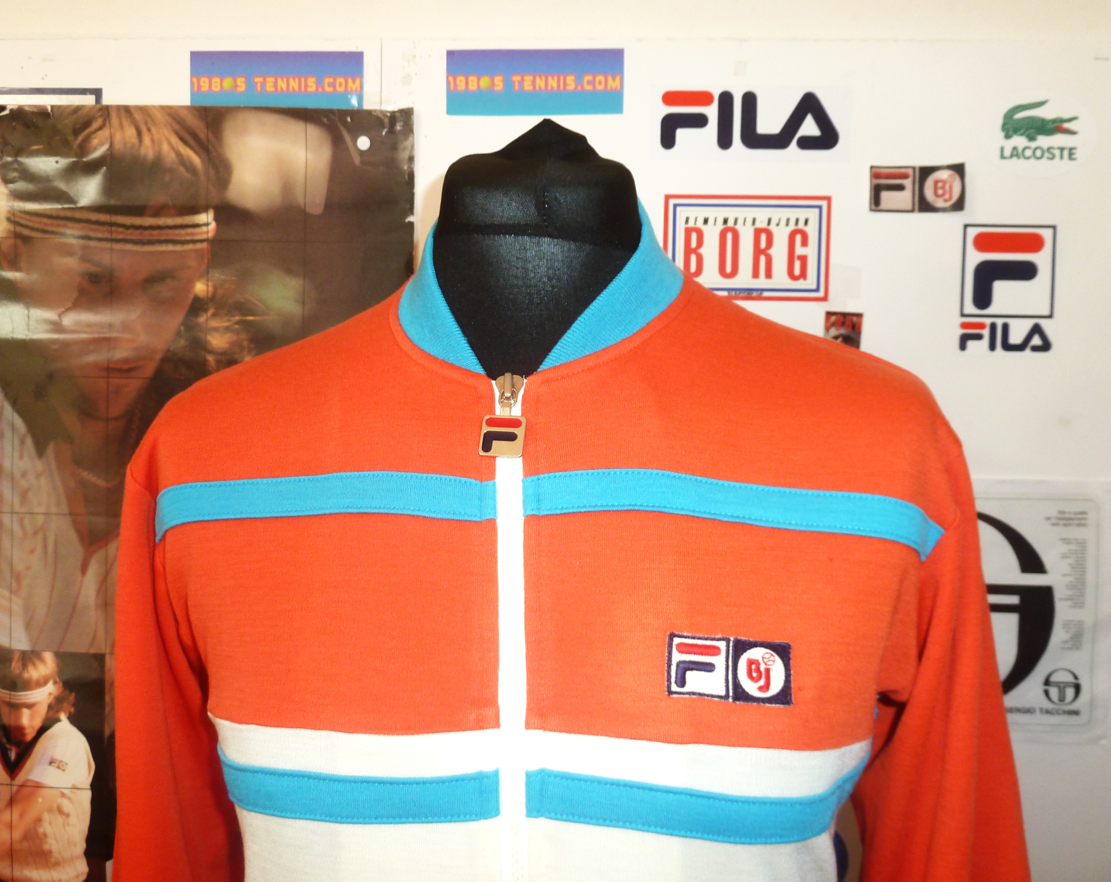 OG 1980s FILA BJ BORG SUPER RARE SUNTORY CUP SETTANTA JACKET