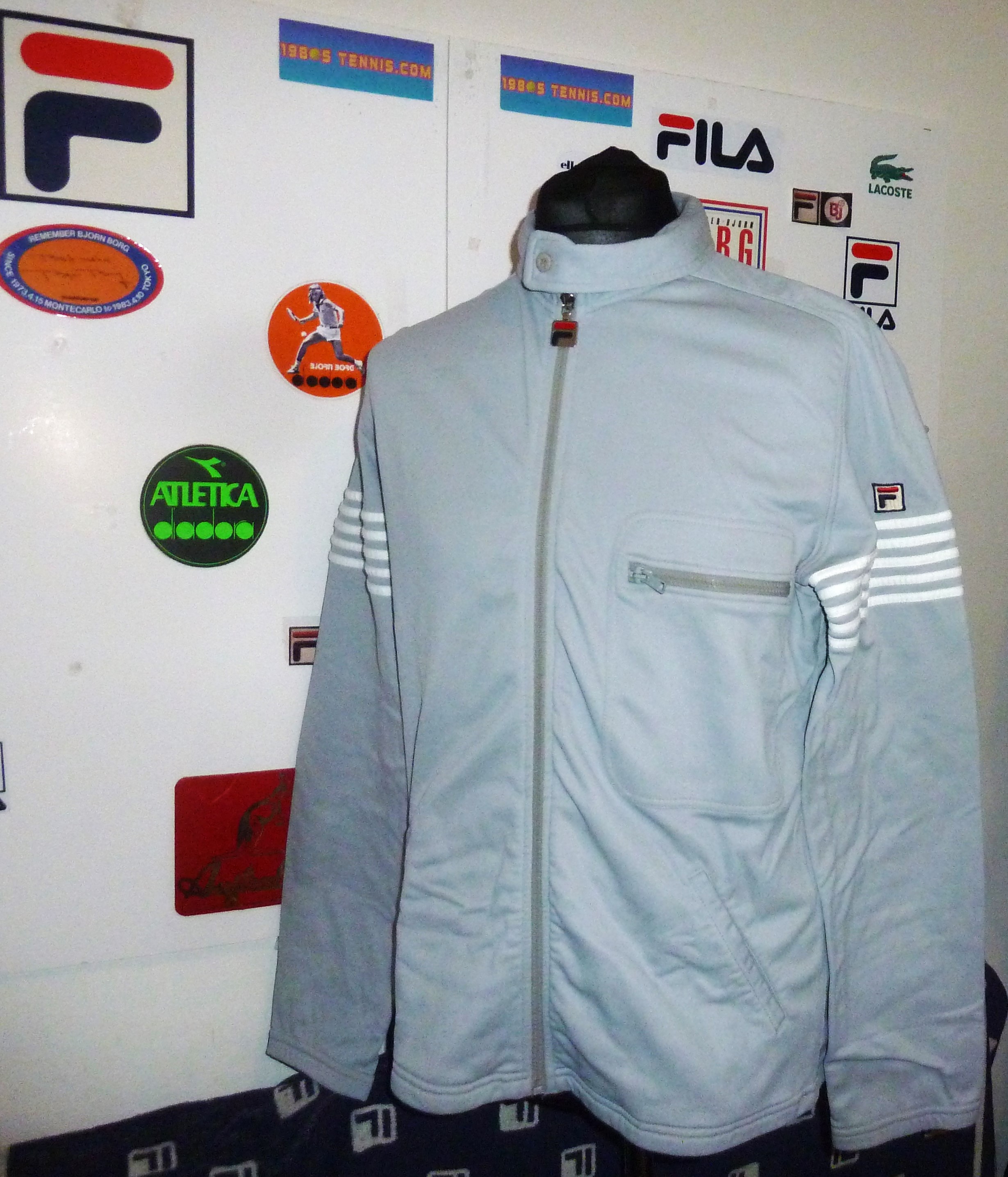 OG 1980 FILA CAFE RACER 5 STRIPE TRACKSUIT TOP US44 L SOLD – The