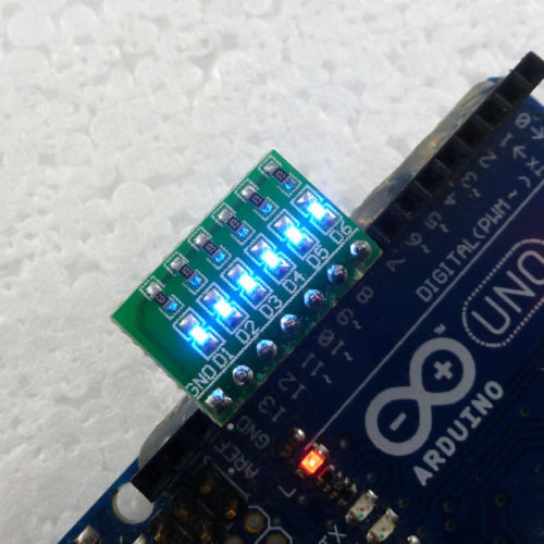 Arduino Display kit 6 bit Blue LED Module Board for UNO MEGA2560 AVR ARM FPGA