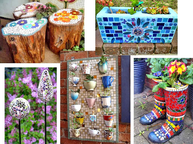 0112 мозаика на улице на что клеить