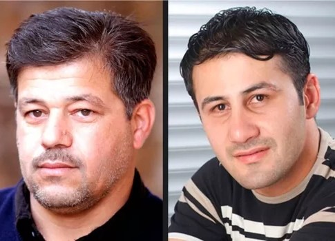 Saeed Chmagh, right, and Namir Noor-Eldeen
