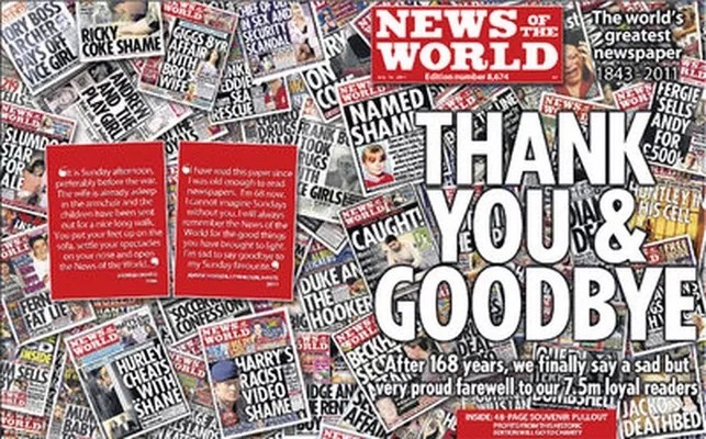 News of the World final edition
