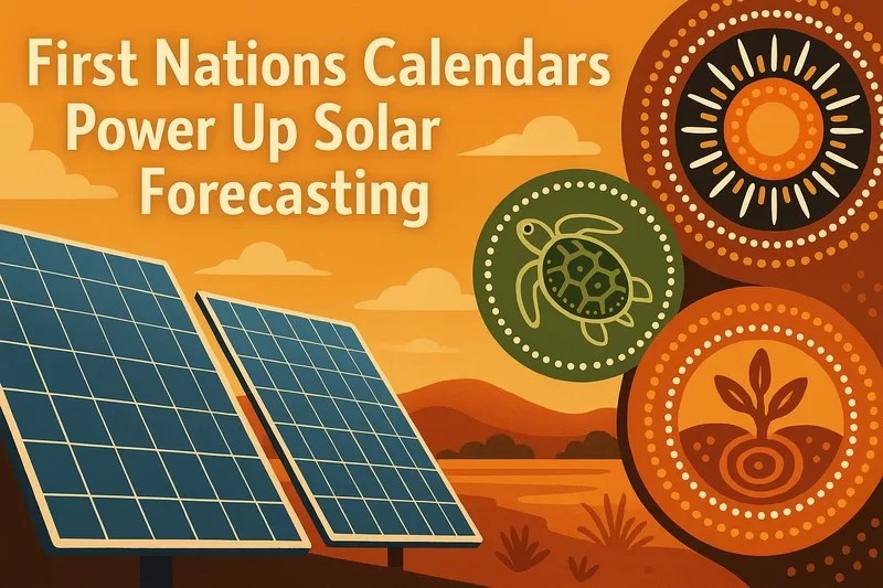 First Nations wisdom helps AI solar power forecasting