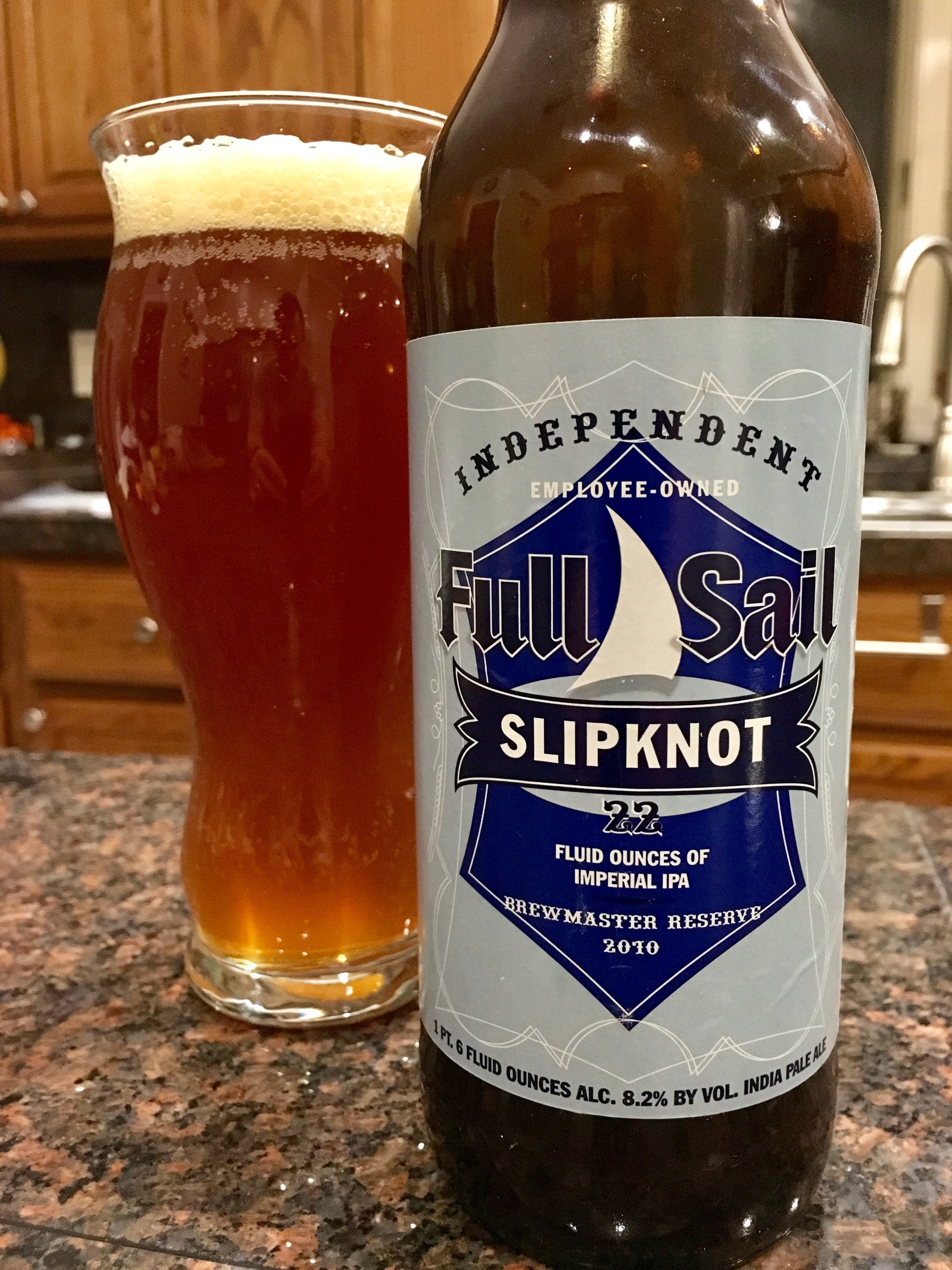 844. Full Sail Brewing Slipknot Imperial IPA (2010) 1000 Beers