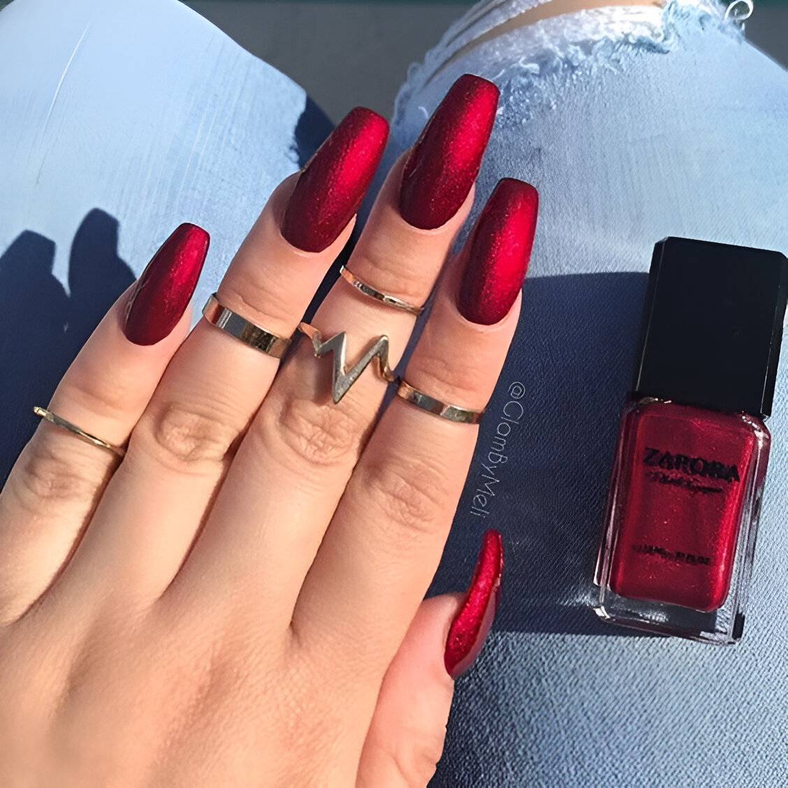 30 Sexy Dark Red Nails Perfect For Winter 30 Sexy Dark Red Nails Perfect For Winter