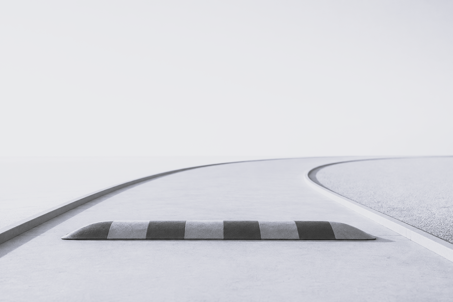 A minimalist speedbump