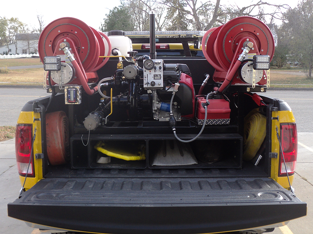 rear pump view- Randolph Hampton skid unit