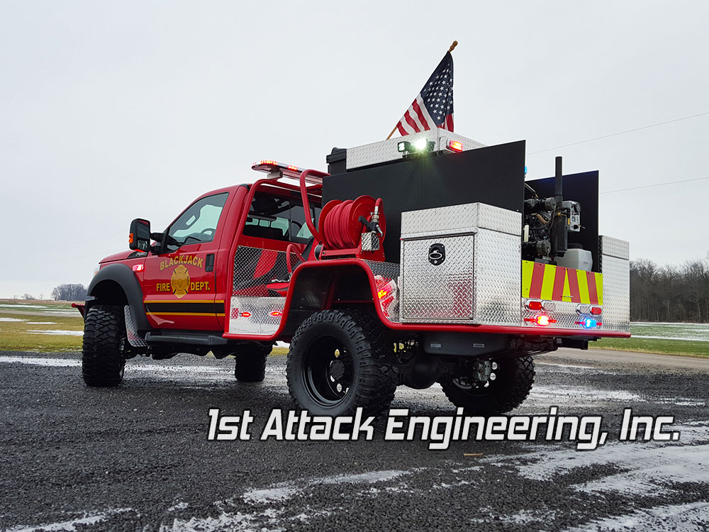 Fast Attack Blackjack Fire Department rear driver side