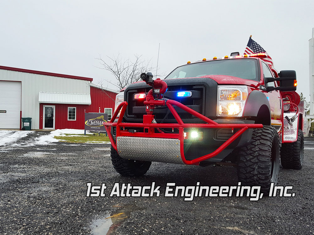 Front brush guard of Blackjack Fire Department